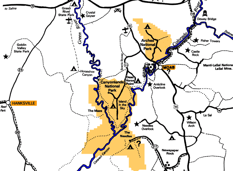 Moab Map